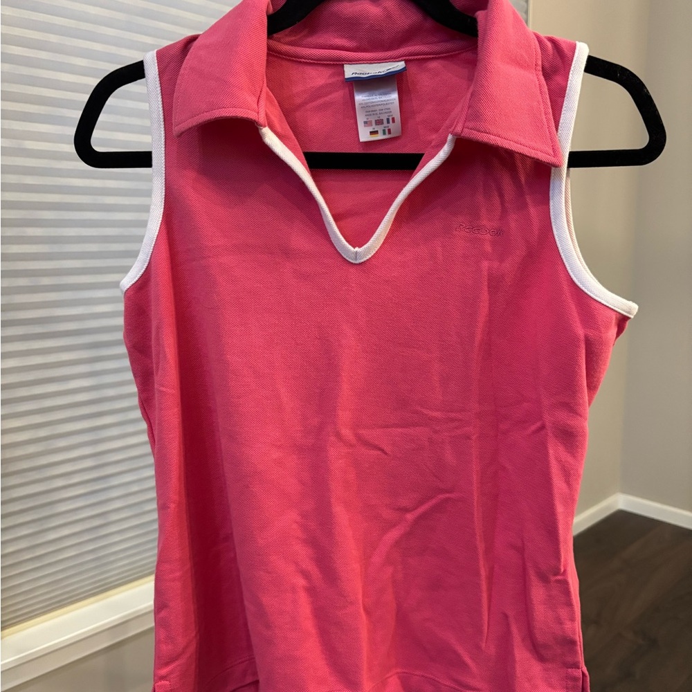Reebok Pink Sleeveless Tank Top